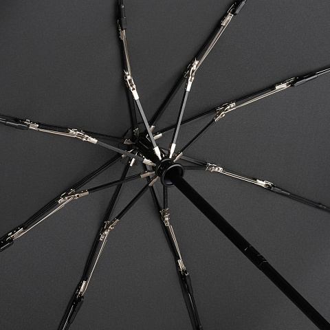 Зонт складной Steel, черный - рис 4.