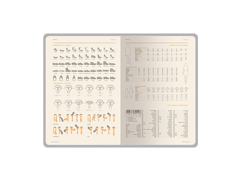 Ежедневник А5 датированный Boston 2026, бордовый с серым обрезом - рис 8.