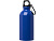 Одностенная бутылка для воды с карабином Oregon, изготовленная из нержавеющей стали, сертифицированной по стандарту RCS, объемом 400 мл - Ярко-синий - миниатюра - рис 2.