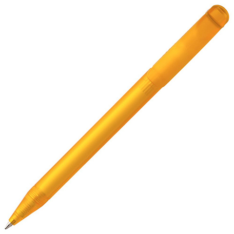 Ручка шариковая Prodir DS3 TFF Ring, желтая с серым - рис 5.