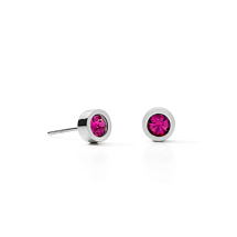 Серьги Silver Pink Coeur de Lion 0228/21-0417