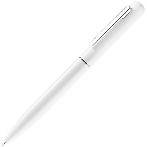 Ручка шариковая Scribo, матовая белая - рис 2.