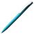 Ручка шариковая Pin Silver, голубой металлик - миниатюра