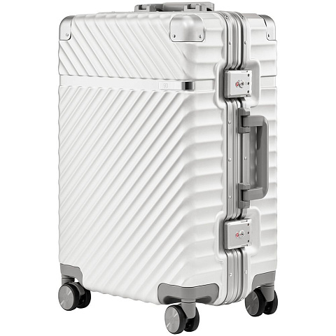 Чемодан Aluminum Frame PC Luggage V1, белый - рис 4.
