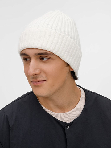 Шапка Laconi, молочно-белая - рис 6.