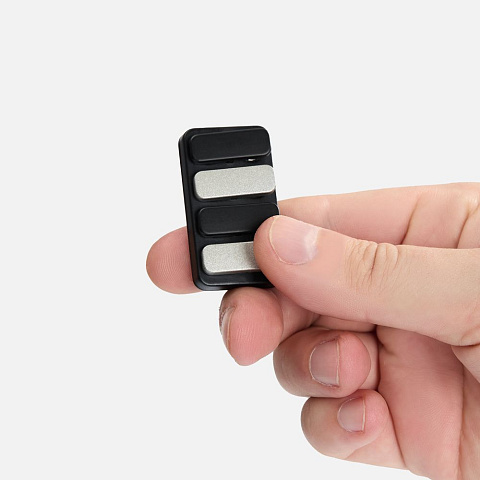 Антистресс-кликер Clacky, черный с серебристым - рис 5.