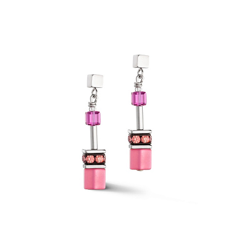 Серьги Magenta Coeur de Lion *2838/21-0422