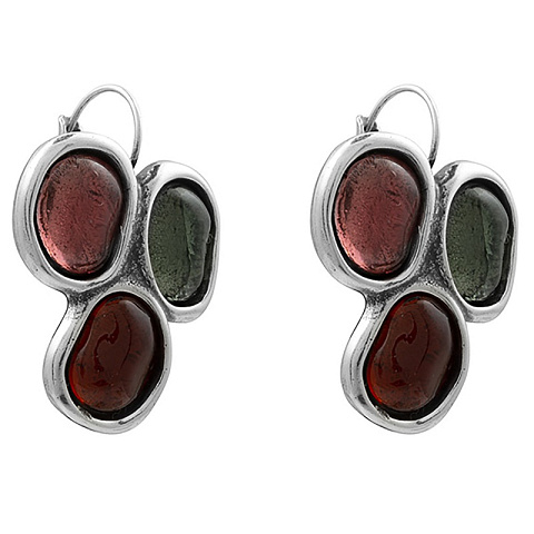 Серьги ÁGATA MARRON Ciclon A232612-02 R/S - рис 3.