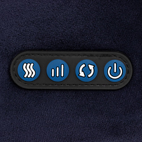 Дорожная подушка-массажер inRelax, синяя - рис 8.