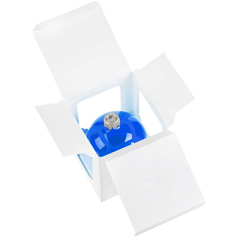 Елочный шар Gala Night в коробке, синий, 6 см - рис 7.