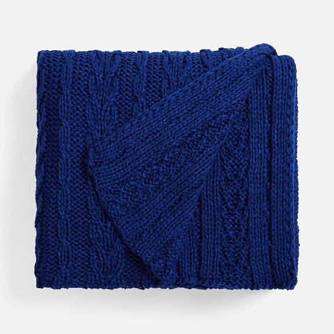 Плед Eloisa, темно-синий (кобальт) - рис 4.