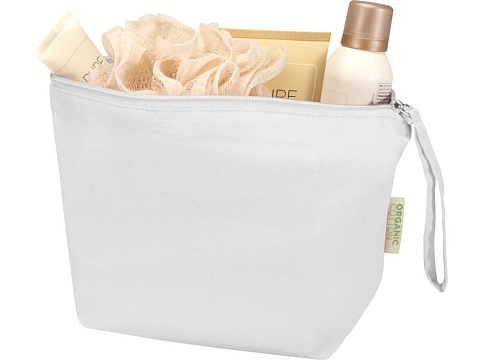 Косметичка Odisha из органического материала OCS, 180 г/м², 3 л, белый - рис 3.