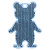 Пешеходный светоотражатель «Мишка», синий - миниатюра - рис 2.