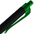 Ручка шариковая Prodir QS01 PRT-P Soft Touch, черная с зеленым - миниатюра - рис 7.