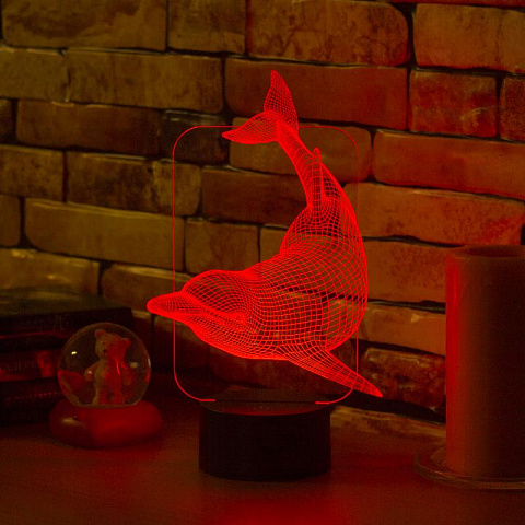 3D светильник Дельфин - рис 4.