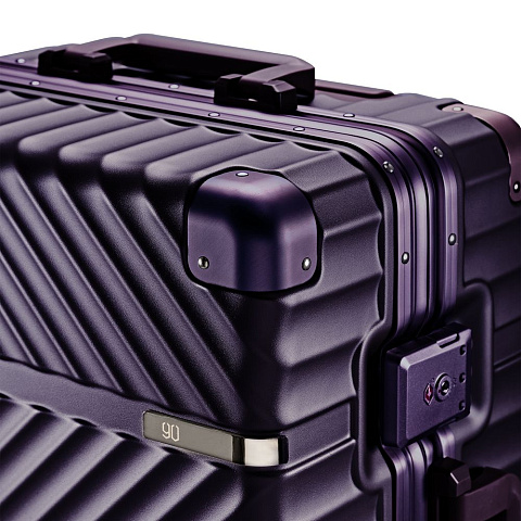 Чемодан Aluminum Frame PC Luggage V1, фиолетовый - рис 5.