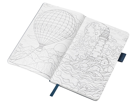 Блокнот Vision Trend А5 в гибкой обложке, синий - рис 3.