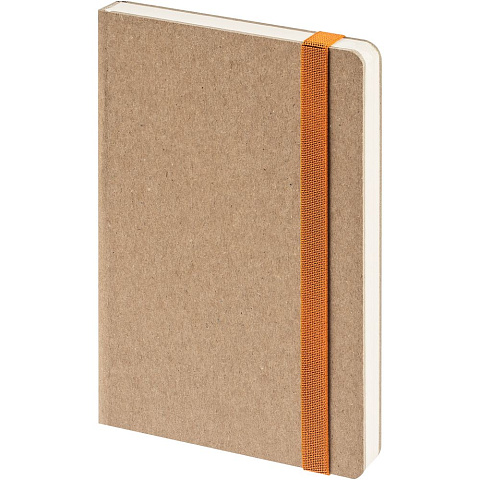 Ежедневник Eco Write Mini, недатированный, с оранжевой резинкой - рис 2.