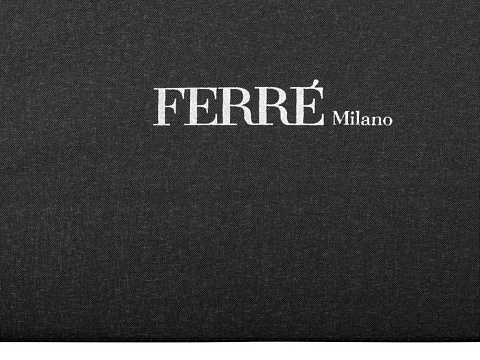 Зонт складной автоматический Ferre Milano, черный - рис 7.