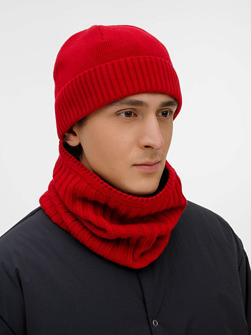 Шапка ComFleece, красная - рис 8.