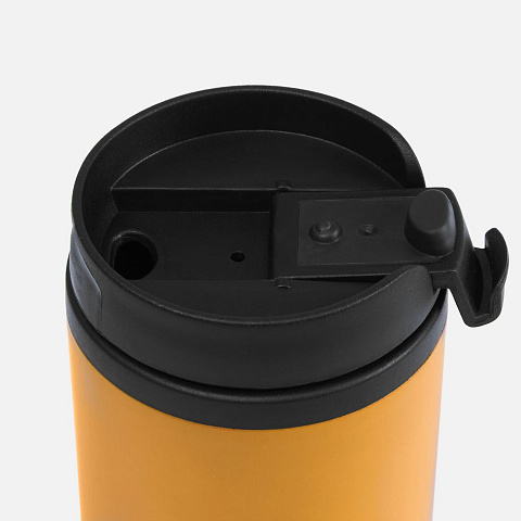 Термостакан Canella, оранжевый матовый - рис 3.