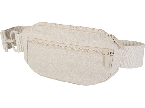 Кресент сумка через плечо Aware™ плотностью 500 г/м² из переработанного материала, бежевый