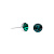 Пусеты Emerald Fiore Luna SWE298 EM S - миниатюра