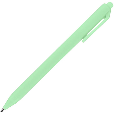 Ручка шариковая Cursive Soft Touch, зеленая - рис 4.