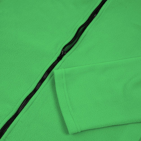 Куртка флисовая унисекс Manakin, зеленое яблоко - рис 4.