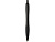 Nash шариковая ручка из переработанного пластика с черной отделкой (черные чернила) - Черный - миниатюра - рис 4.