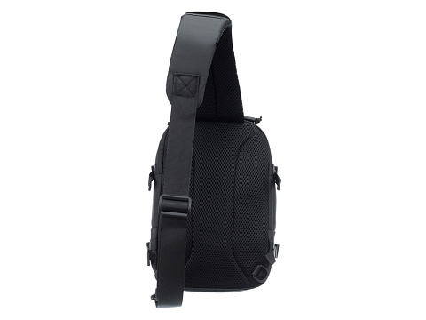 Рюкзак на одно плечо TORBER Xtreme, белый/чёрный, 20 х 8 х 31 см, 5л - рис 4.
