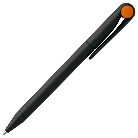 Ручка шариковая Prodir DS1 TMM Dot, черная с оранжевым - рис 4.