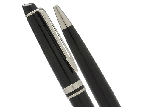 Шариковая ручка Waterman Expert 3, цвет: Black CT, стержень: Mblu - рис 7.