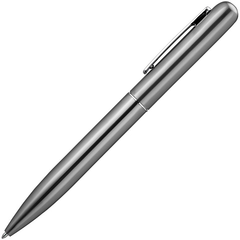 Ручка шариковая Scribo, серо-стальная - рис 3.