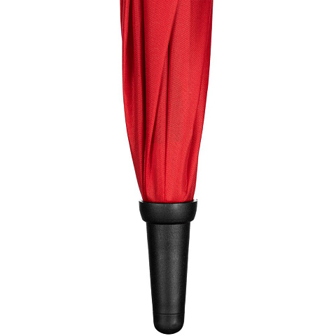 Зонт-трость Undercolor с цветными спицами, красный - рис 7.