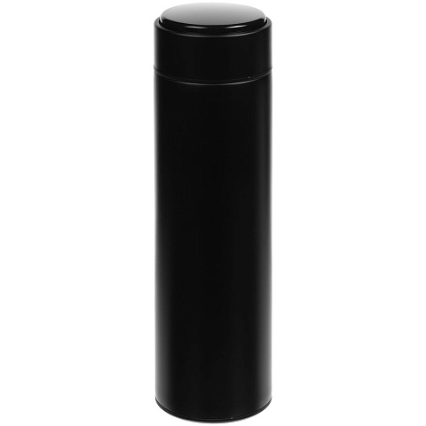 Смарт-бутылка с заменяемой батарейкой Long Therm, черная - рис 2.