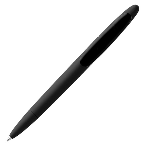 Ручка шариковая Prodir DS5 TRR-P Soft Touch, черная - рис 5.