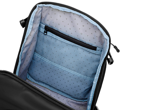 Рюкзак TORBER Mobi, черный, полиэстер 900D с PU покрытием, 45 х 32 х 20 см - рис 8.