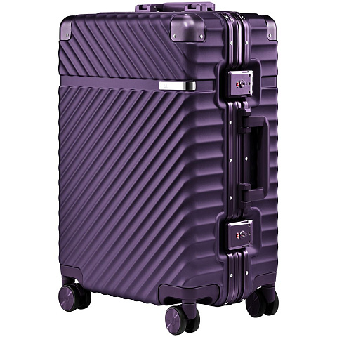 Чемодан Aluminum Frame PC Luggage V1, фиолетовый - рис 4.