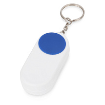 Брелок-футляр для  таблеток Pill, белый/синий