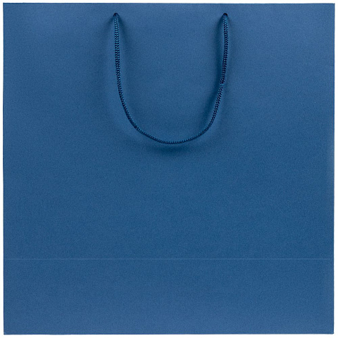 Пакет бумажный Porta L, синий - рис 3.