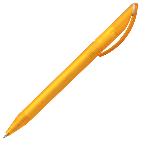 Ручка шариковая Prodir DS3 TFF Ring, желтая с серым - рис 4.
