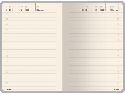 Ежедневник недатированный А5 Megapolis Color Flex, серый - рис 8.