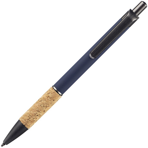 Ручка шариковая Cork, синяя - рис 4.