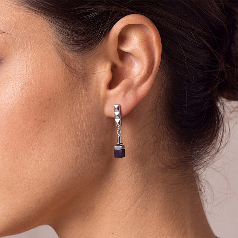 Серьги Black-Silver - рис 2.