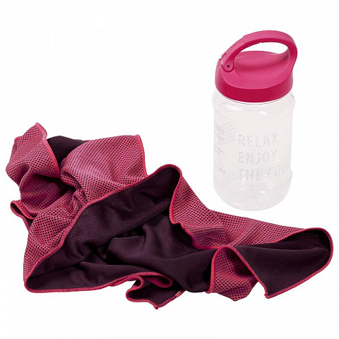 Набор для фитнеса Pink с ремнем для йоги - рис 2.