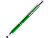 Ручка-стилус металлическая шариковая KRUGER, папоротник - миниатюра