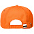 Бейсболка Canopy, оранжевая с белым кантом - миниатюра - рис 3.