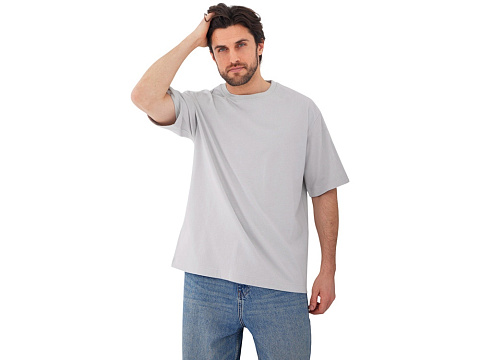 Футболка Kyoto из джерси 180 г/м2 с пич отделкой, унисекс, жемчужный - рис 4.