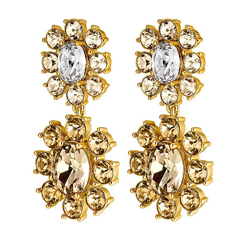 Серьги LINA SG GOLDEN Dyrberg Kern *440063 - рис 3.